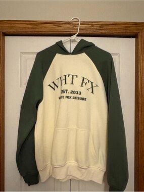 White fox hoodie